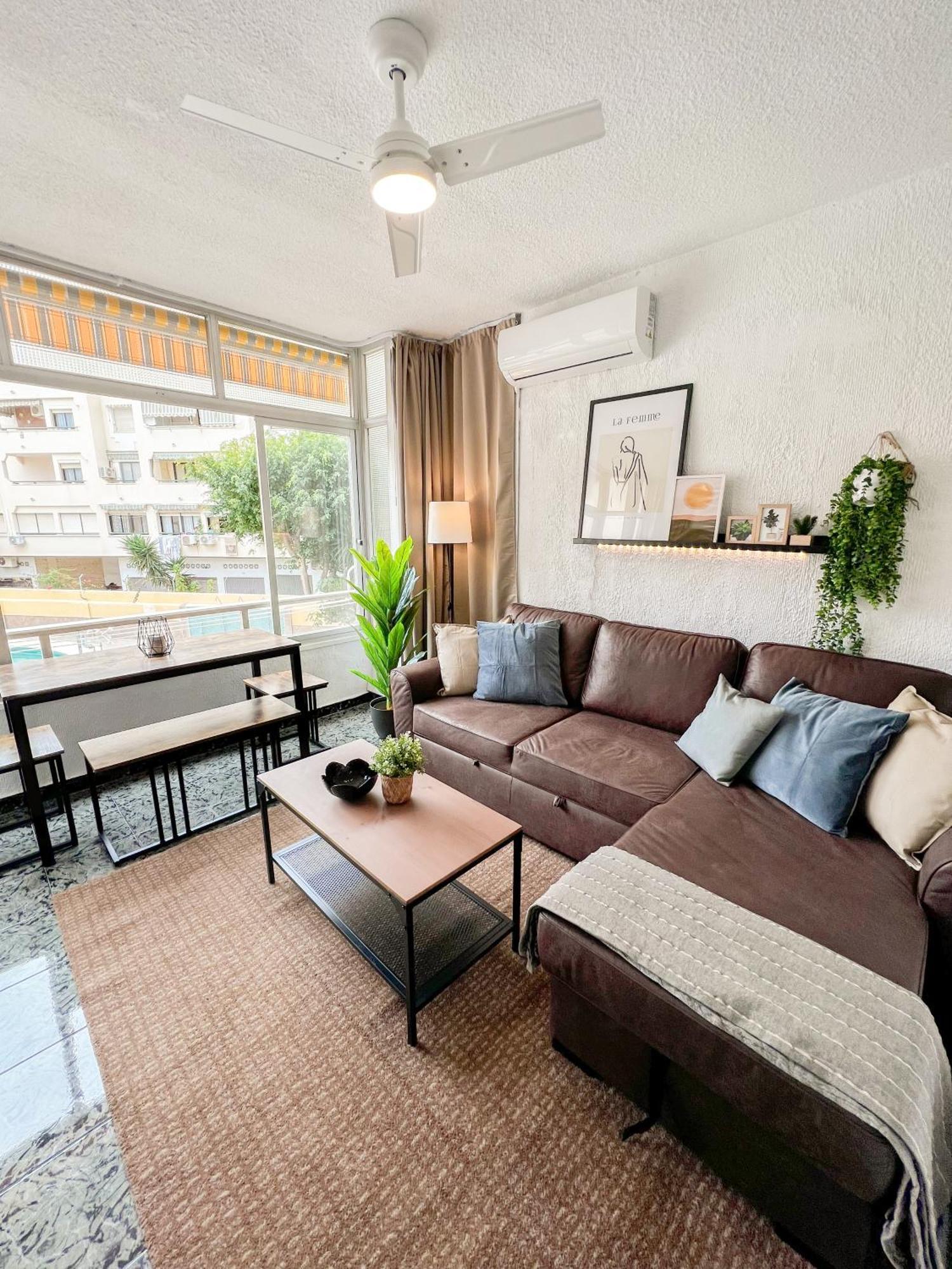 토레몰리노스 Cozy And Bright Flat With Pool 아파트 외부 사진
