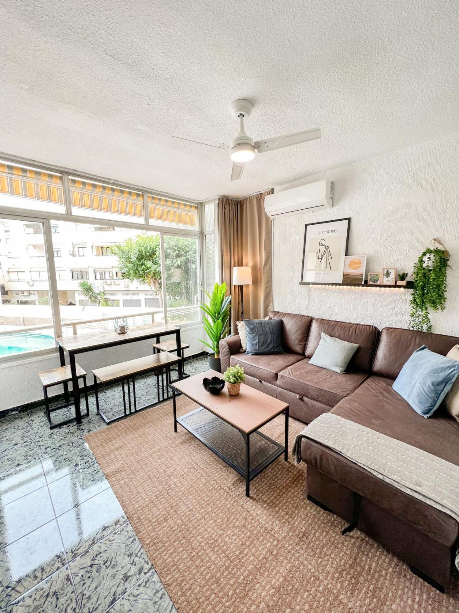 토레몰리노스 Cozy And Bright Flat With Pool 아파트 외부 사진