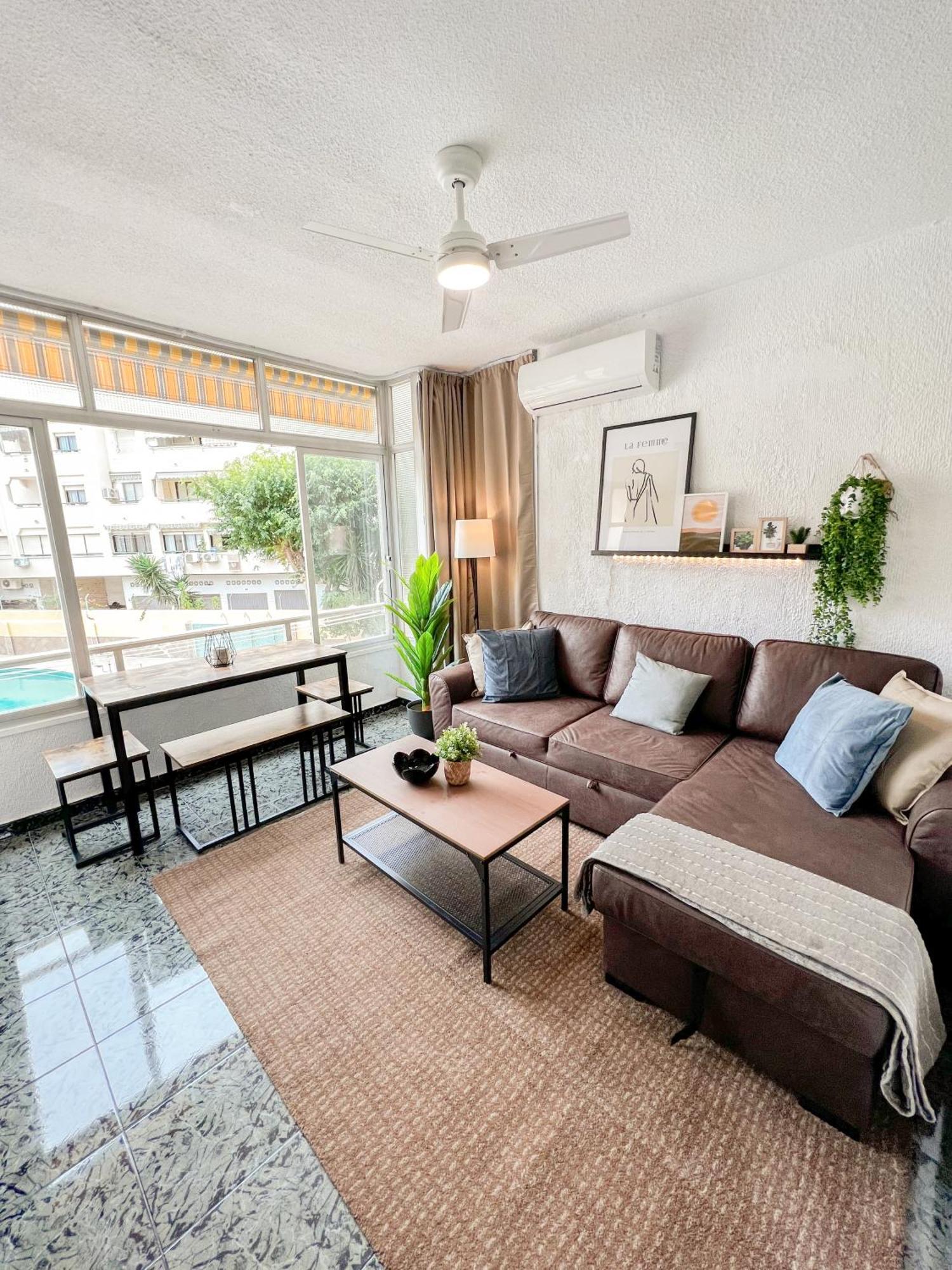 토레몰리노스 Cozy And Bright Flat With Pool 아파트 외부 사진